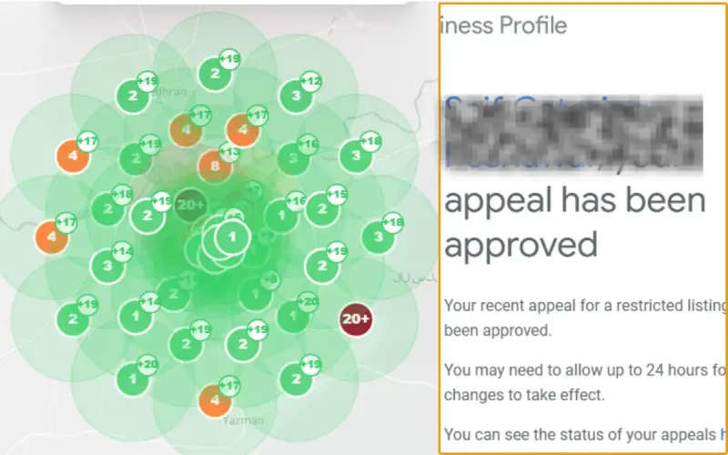 Appliances Repair GBP Optimization results